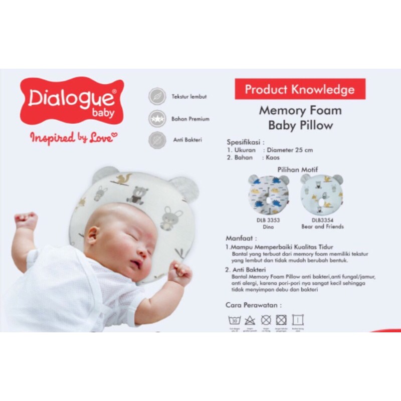 Dialogue bantal bayi foaming