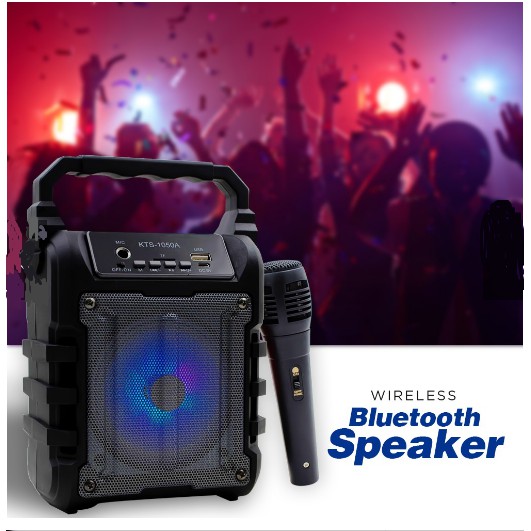 COD Speaker bluetooth karaoke full bas hight quality