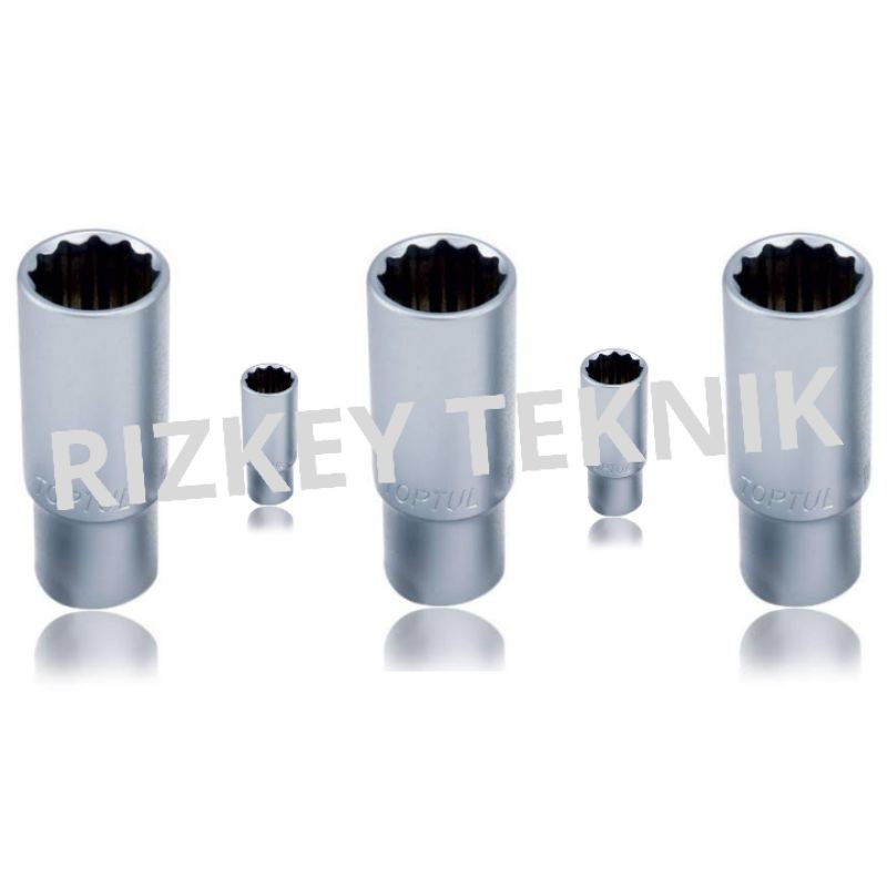 TOPTUL BAEF 1622 DEEP SOCKET 1/2"DR X 22MM