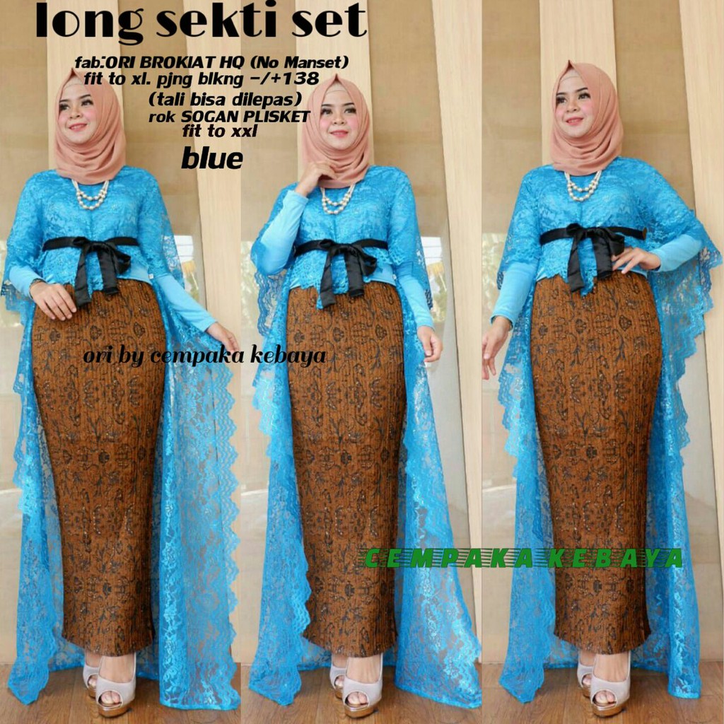 Kebaya Long sekti set