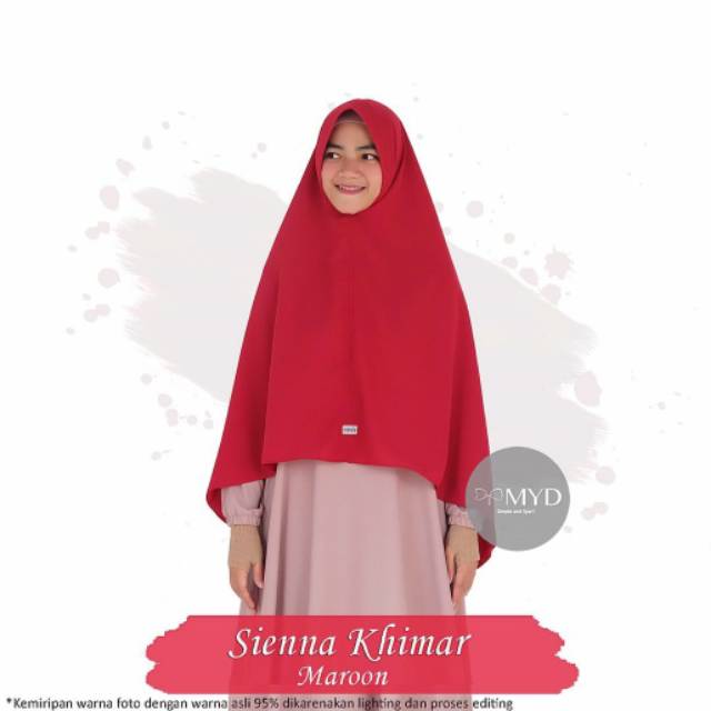 Sienna Khimar Maroon