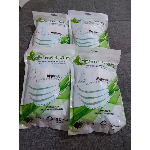 Masker 3ply Earloop One Care