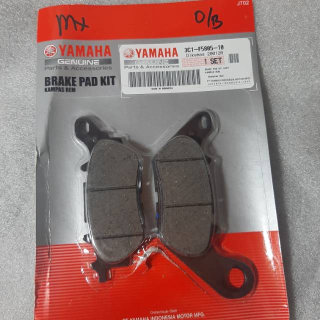 Kampas depan jupiter mx