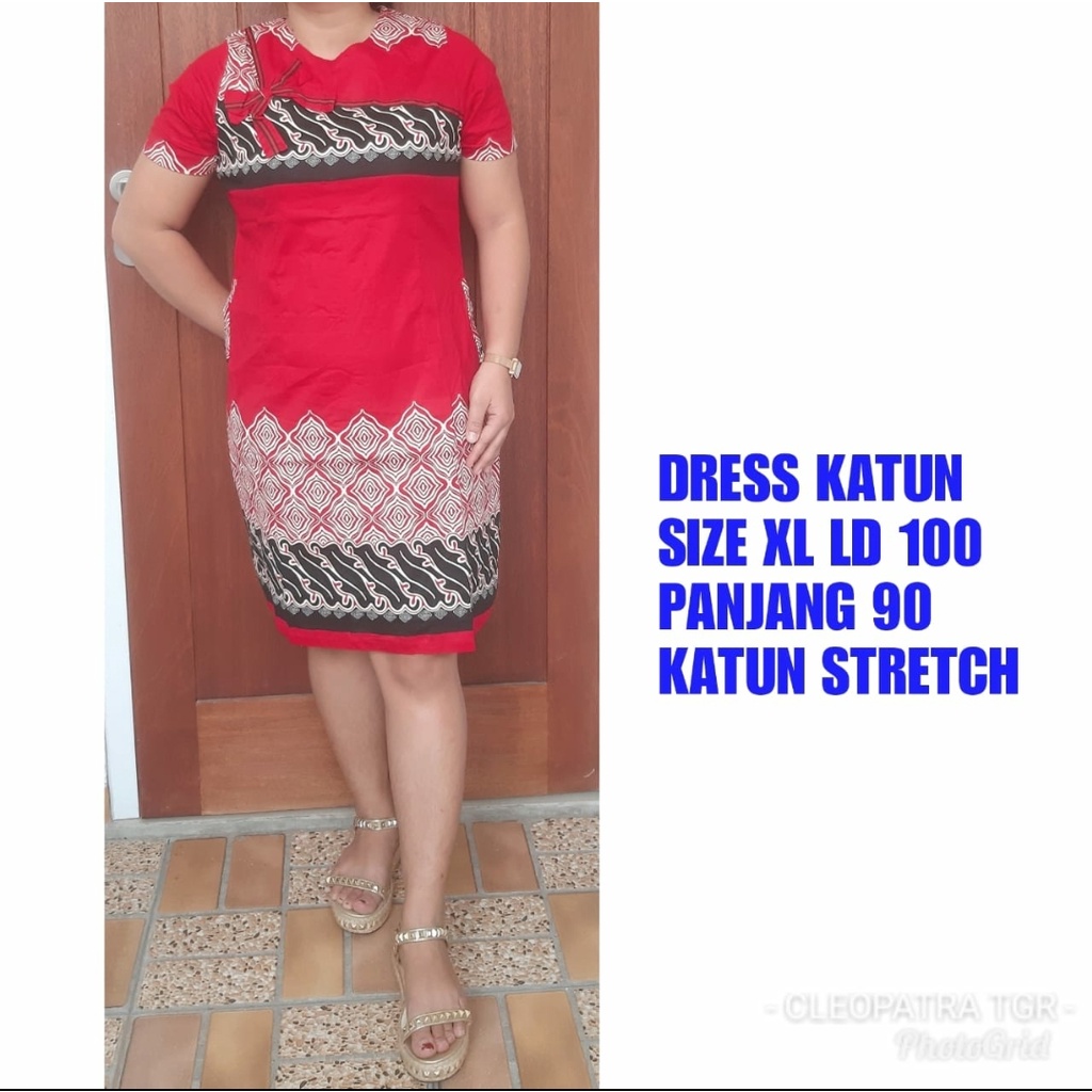 dress katun kd 6180