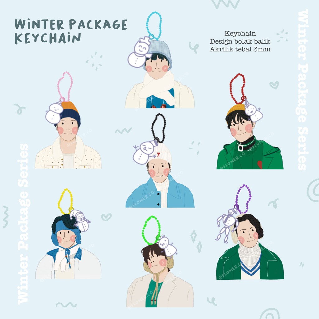BTS Winter Package Keychain