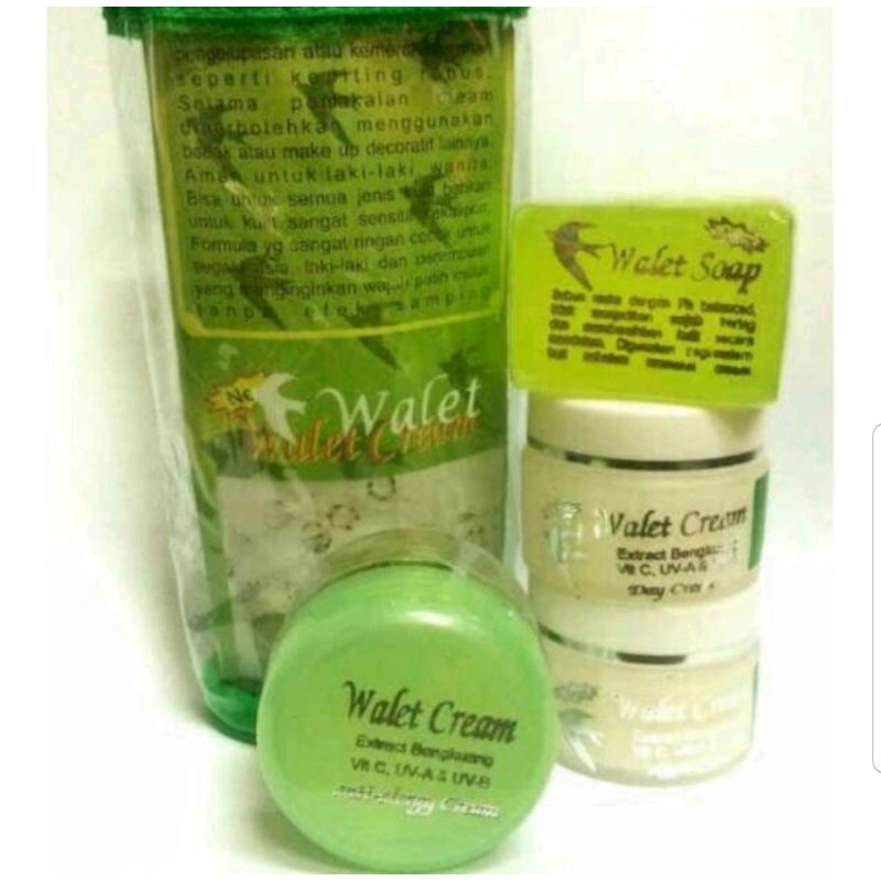 cream walet paket jamin original