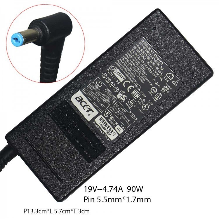 Charger Laptop Acer Aspire E17 E5 E1 E15 E5-552 E5-552G E5-553 E5-553G 19V 4.74A