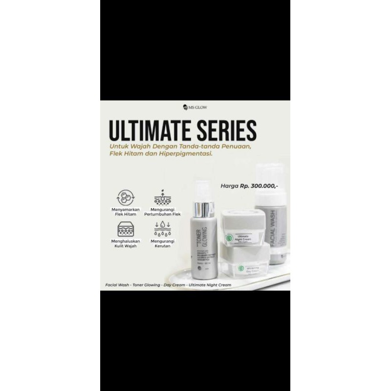 paket ms glow ultimate series