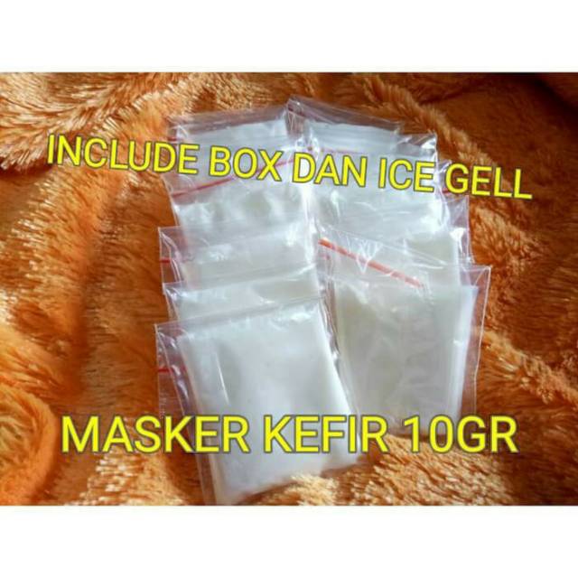 Masker kefir susu sapi sachet