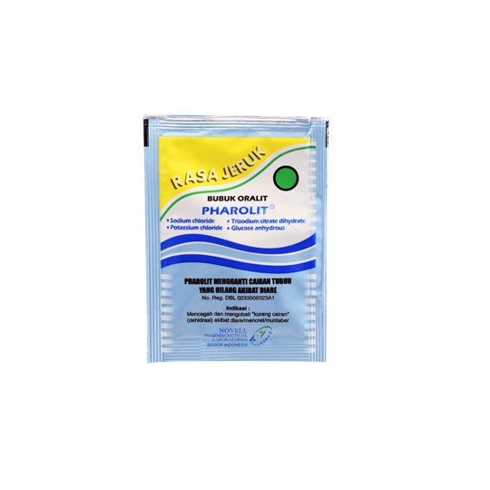 Pharolit rasa jeruk sachet