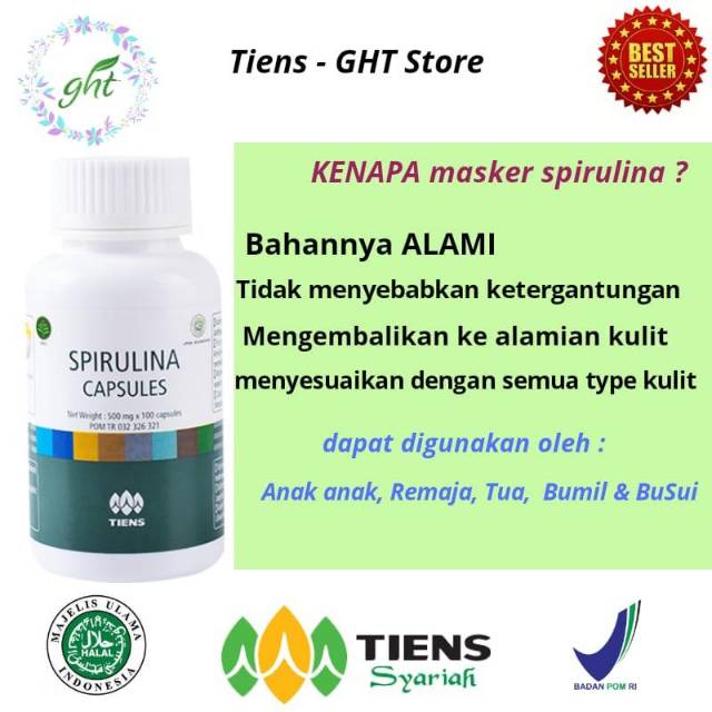 MASKER SPIRULINA