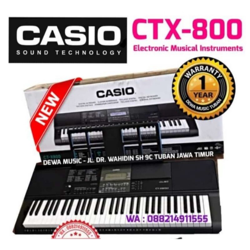 CASIO CTX-800 FLASHDISK (FREE 0NGKIR)