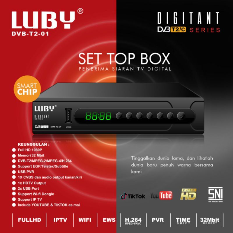 set top box luby T2 01