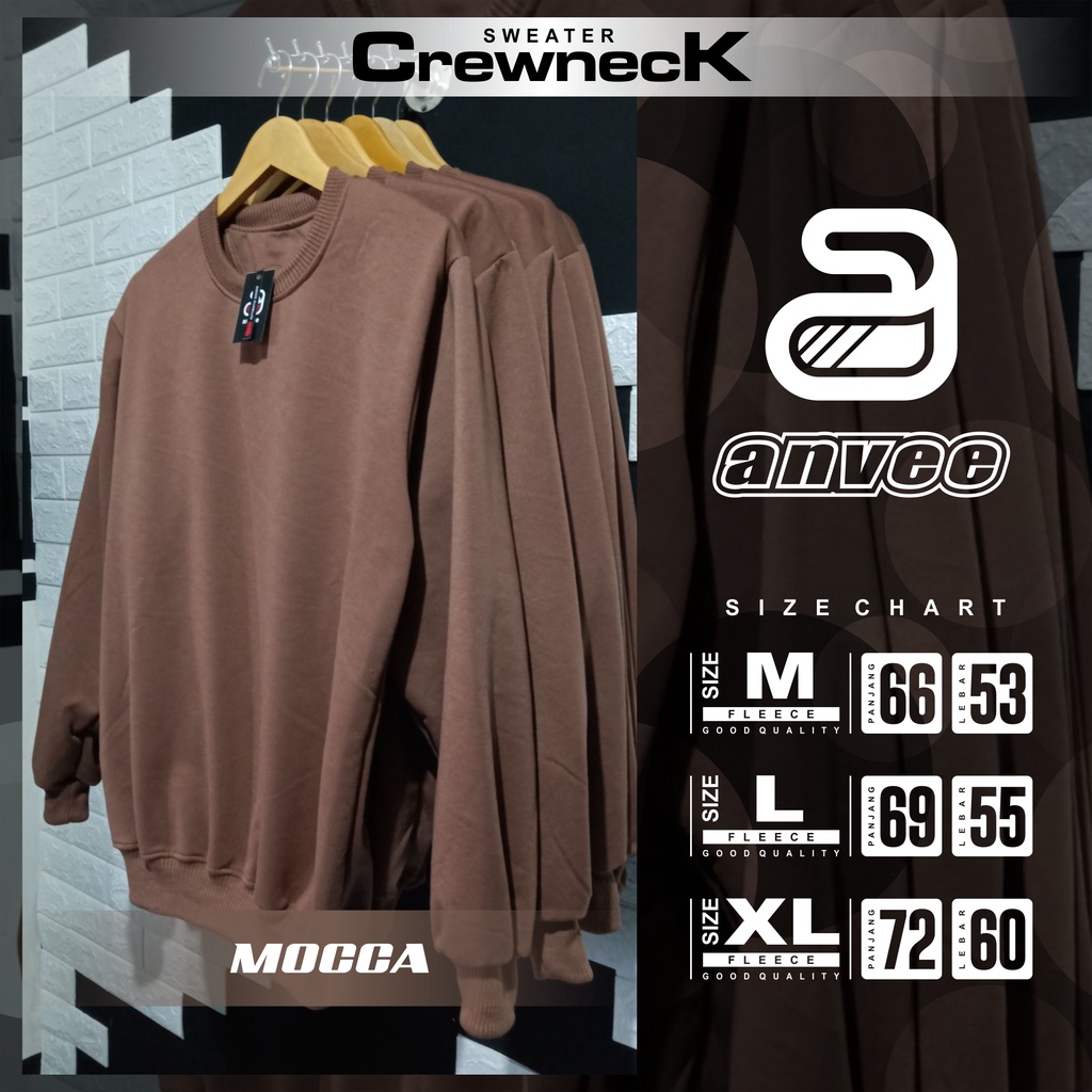 SWEATER CREWNECK MOCCA