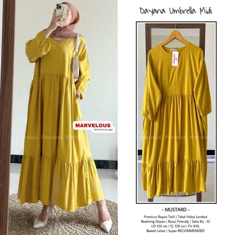 Dayana umbrella midi by marvelous