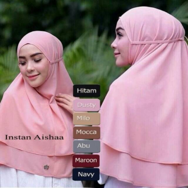 HS Jilbab instan Aishaa