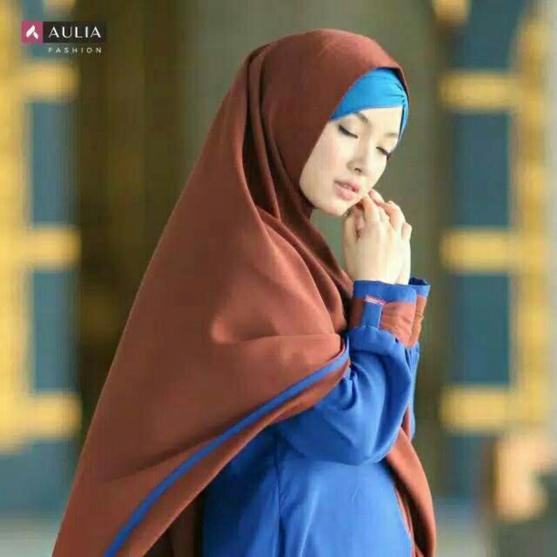 SET GAMIS/SHALIMAR/XXL/ELECTRIC BLUE