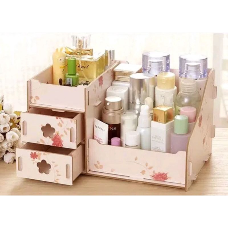 RAK KOSMETIK DEKSTOP TINGKAT