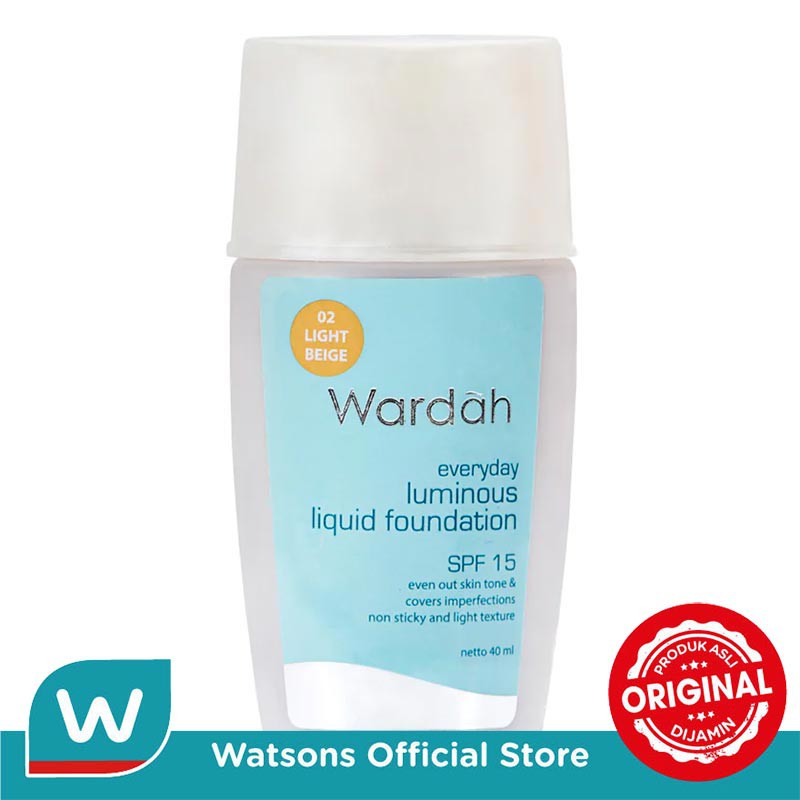 Wardah Luminous Foundation Light Beige