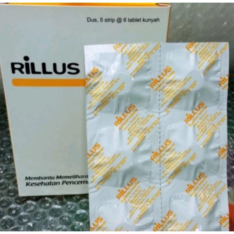 Rillus per strip isi 6 tablet