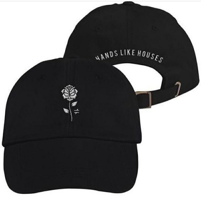 (bisa COD) TOPI BASEBALL MOTIF BUNGA PREMIUM