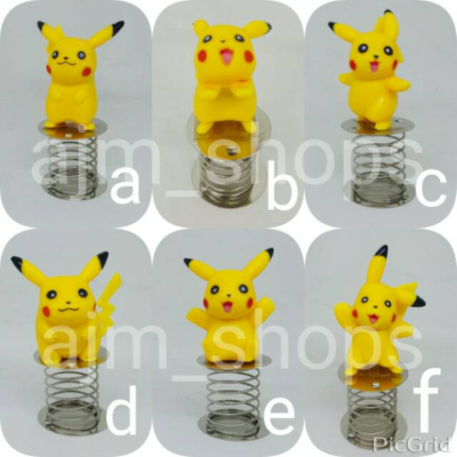 Boneka per mobil pokemon pikachu