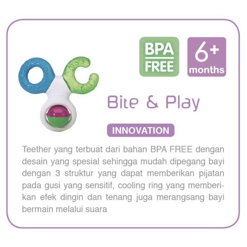 MAM Teether Bite & Play/ Gigitan Bayi