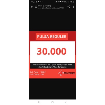 pulsa 30rb telkomsel