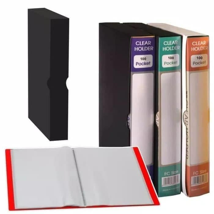 Clear Holder 100 Lembar Interx Folder / Display Book 100 Lembar Interx