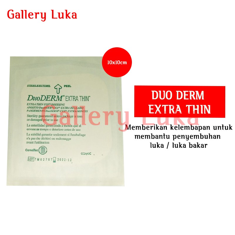 Duoderm Extra Thin 10x10 Hydrocolloid