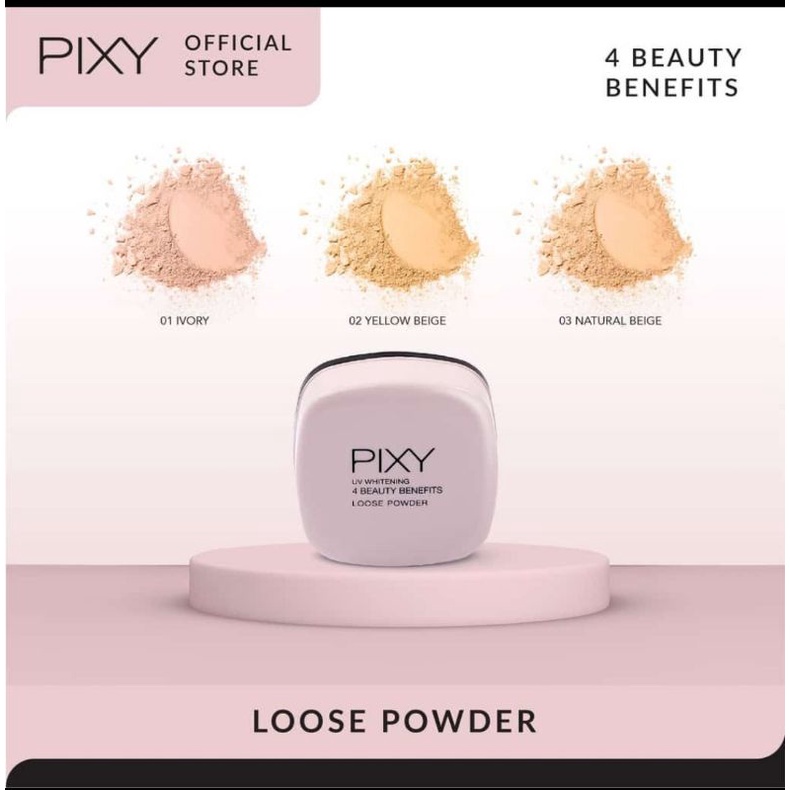 pixy 4benefit  uvw loose powder