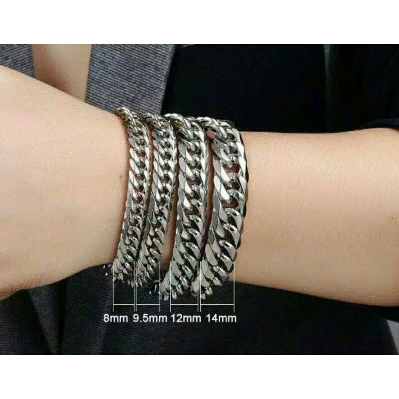gelang rantai titanium