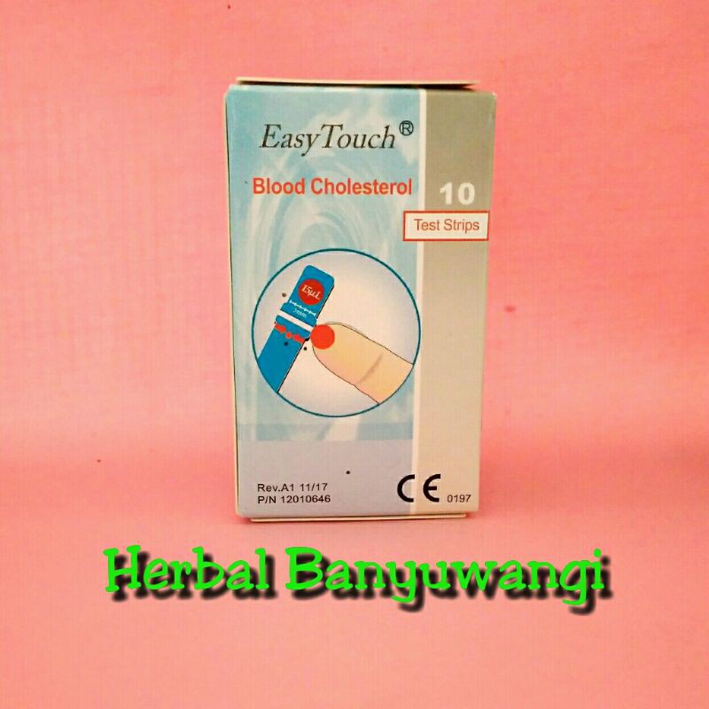 Original Easy Touch Cholesterol Strip Refill Exp Baru