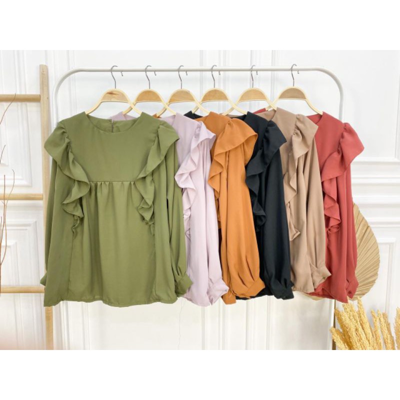 SANDRINA PLAIN & DOTTY RUFFLES