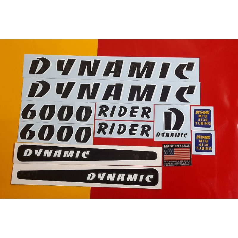 Stiker Sepeda Dynamic Rider