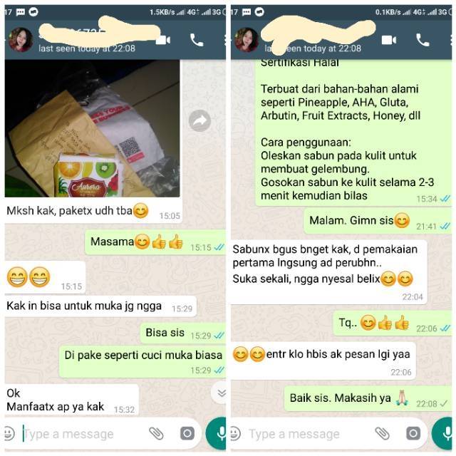 Aurora Whitening Soap Grosir