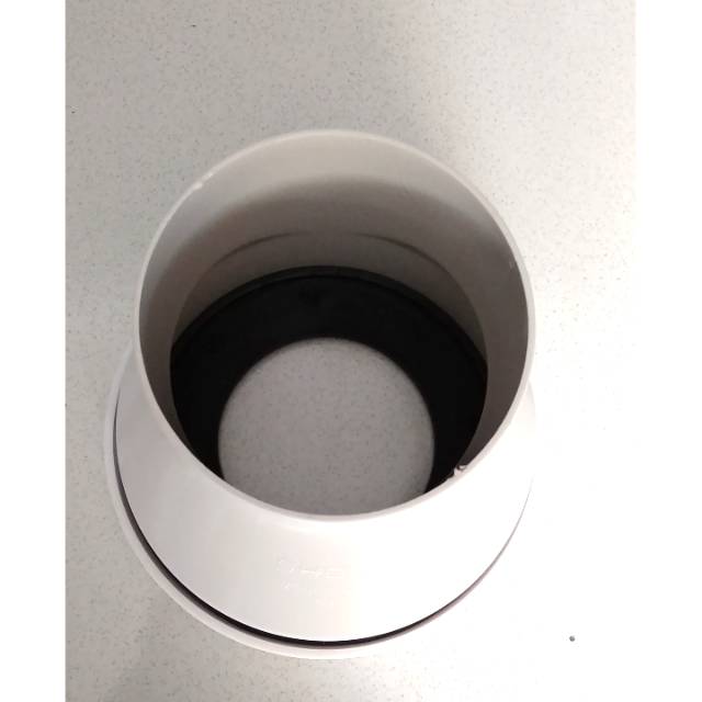 RUBBER OFFSET CONNECTOR 1" SHOWY 8252B