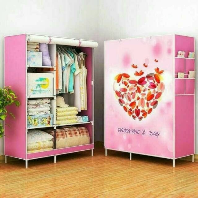 Lemari Pakaian Rack Multifuction Wardrobe Clothes