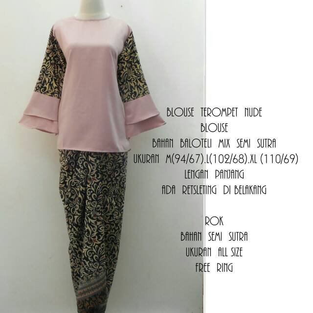 BLOUSE TEROMPET NUDE