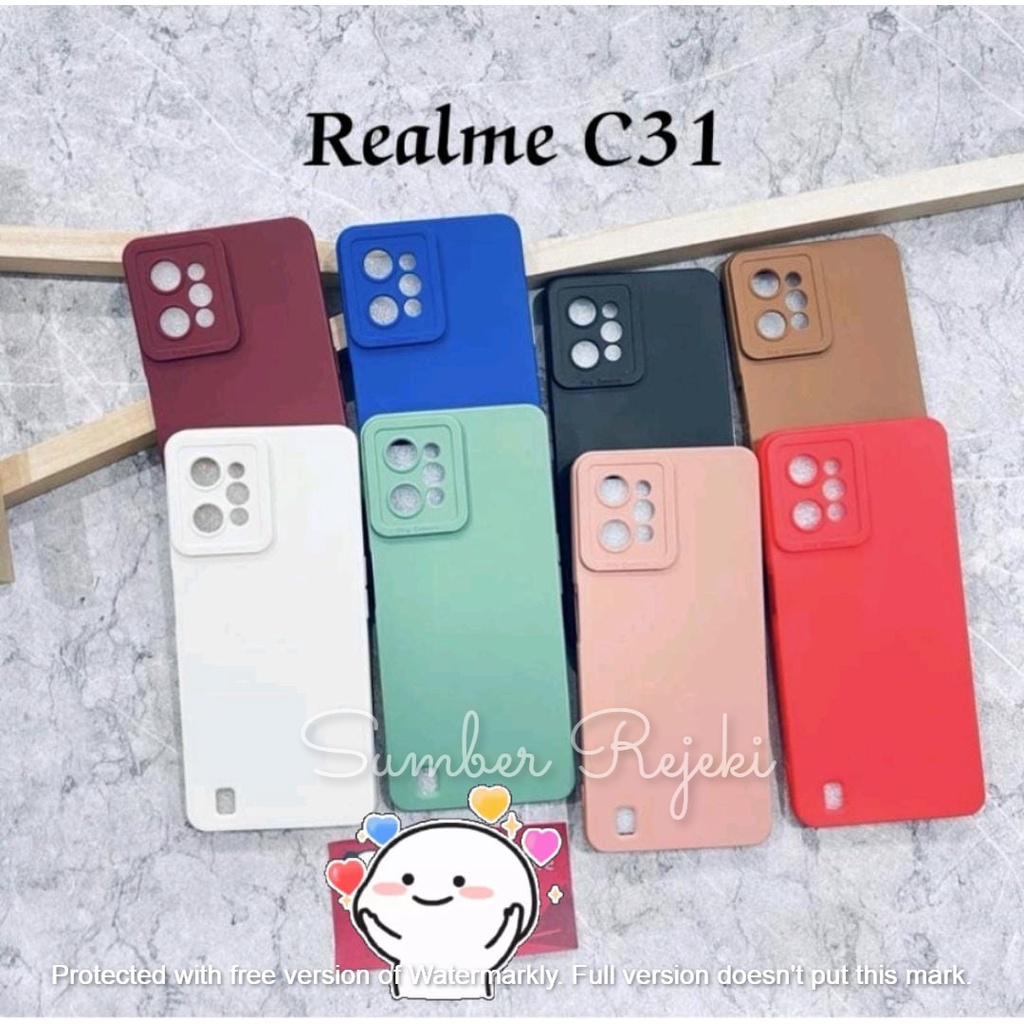 Softcase Silikon Case Pro Camera Lens Protector Realme C31