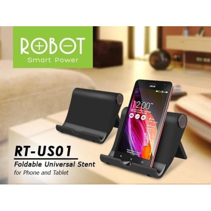 Foldable Universal Stand Holder Mount for ALL Smartphone - Black