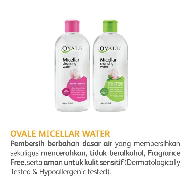 Ovale Micellar Water