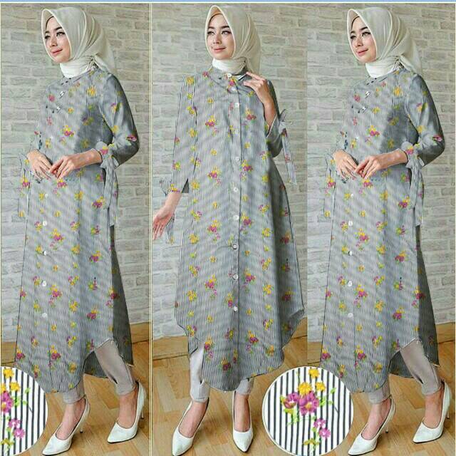 tunik flower salur