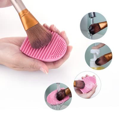EGG BRUSH SPONS PEMBERSIH KUAS MAKE UP