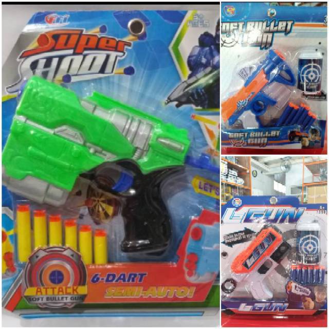 Pistol Nerf Soft Bullet