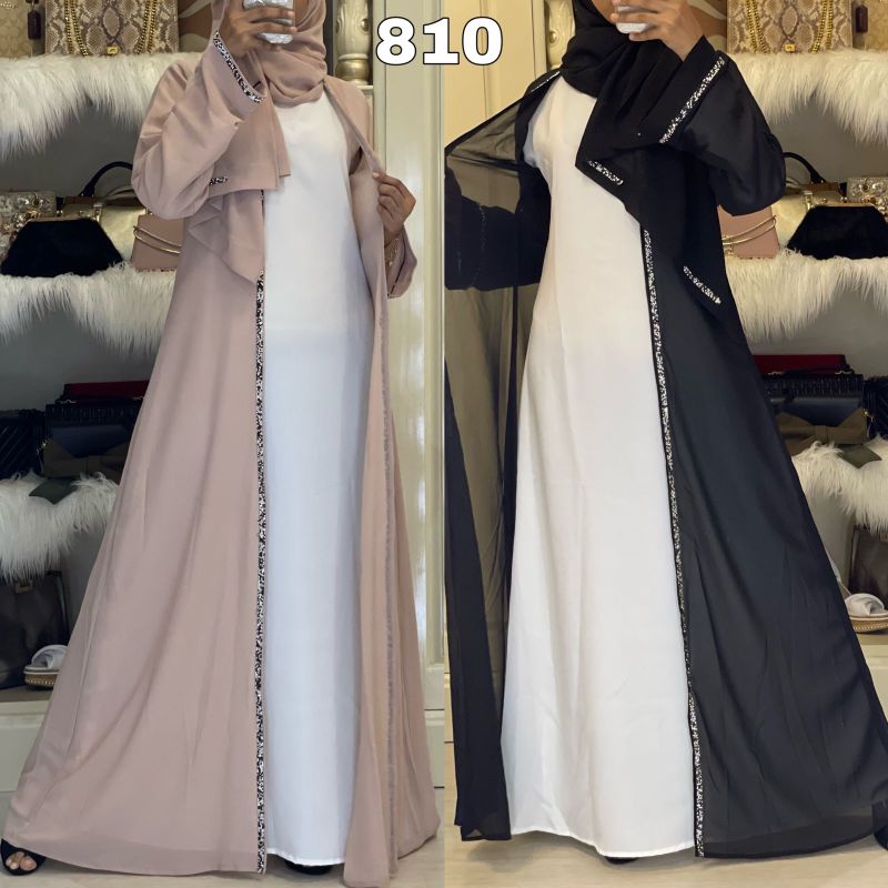 abaya 810 auter inner plus pasmina