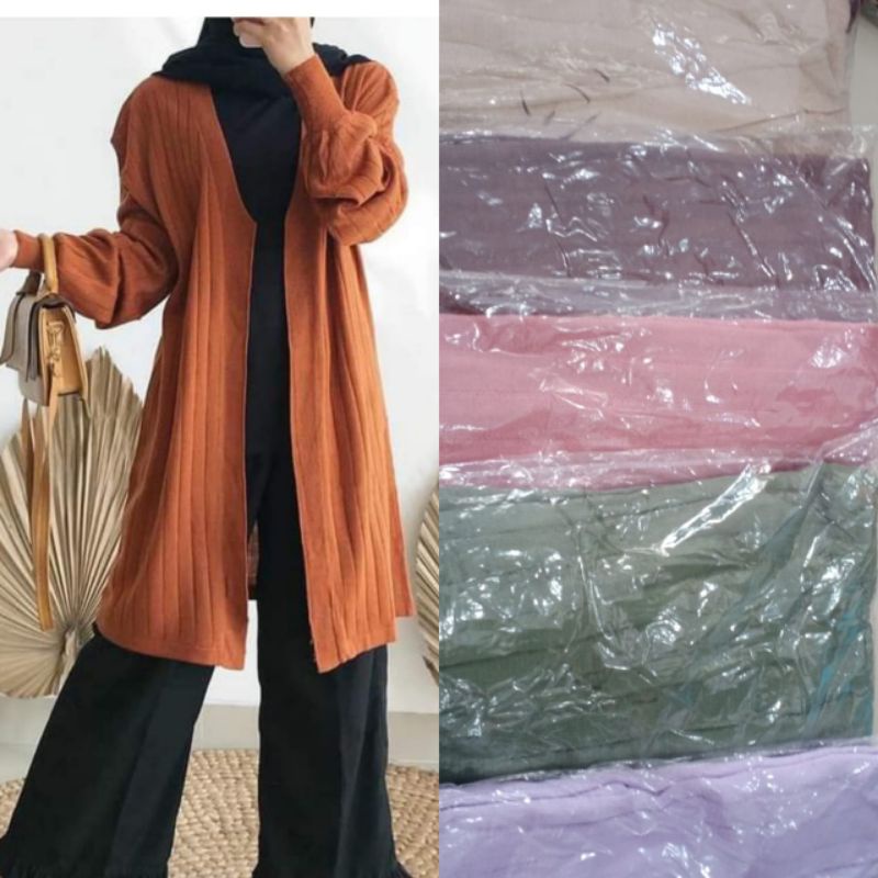 CARDIGAN LONG RAJUT