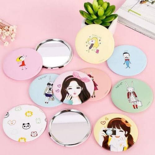 Cermin Bulat kaca mini mirror
