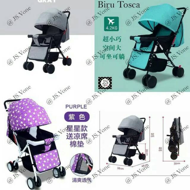 Stroller lipat jade murah