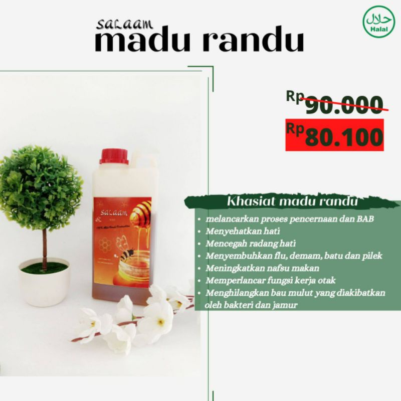 Madu Randu 1000Gram